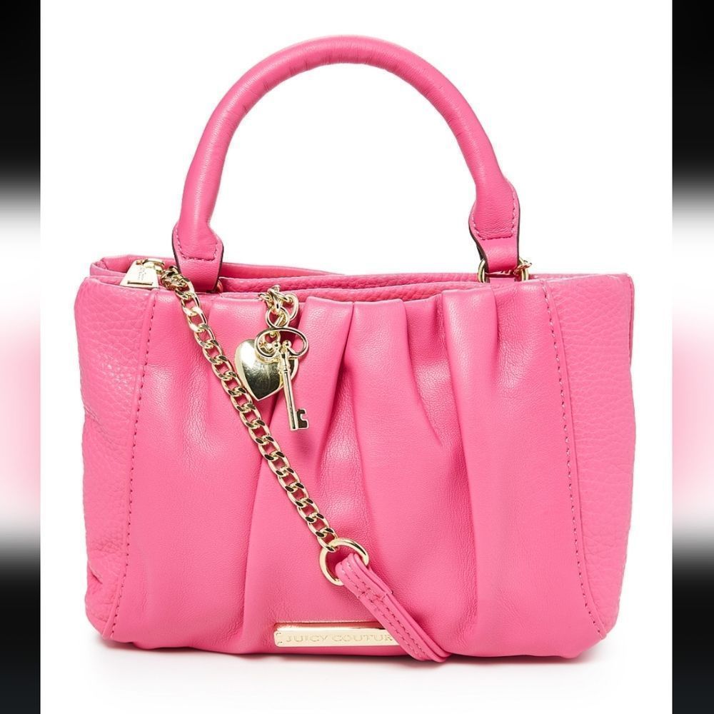 Juicy Couture Flamingo Pink Willet Medium Crossbody Bag